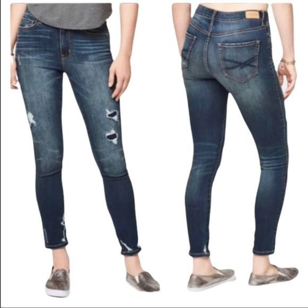 Aeropostale Distressed High Waisted Ankle  Jegging size‎ 2